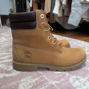 Womens Timberland Linden Woods Bootie in Tan; Size 9.5